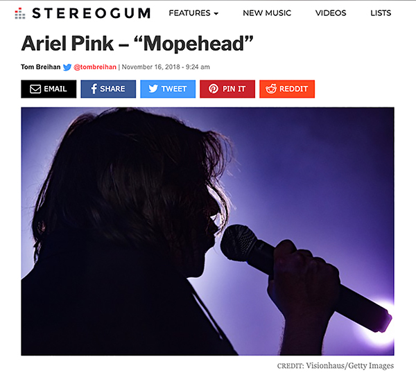 Ariel Pink – Stereogum